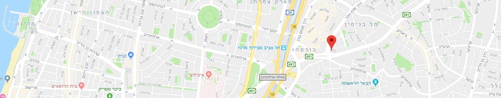 Real Estate Attorney in Israel - Map